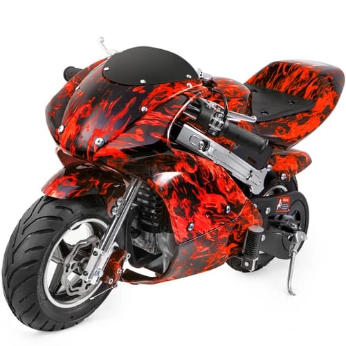 Mini Moto Pocket Bike 50cc Gasolina – Estilo Deportivo Ninja - Imagen 3