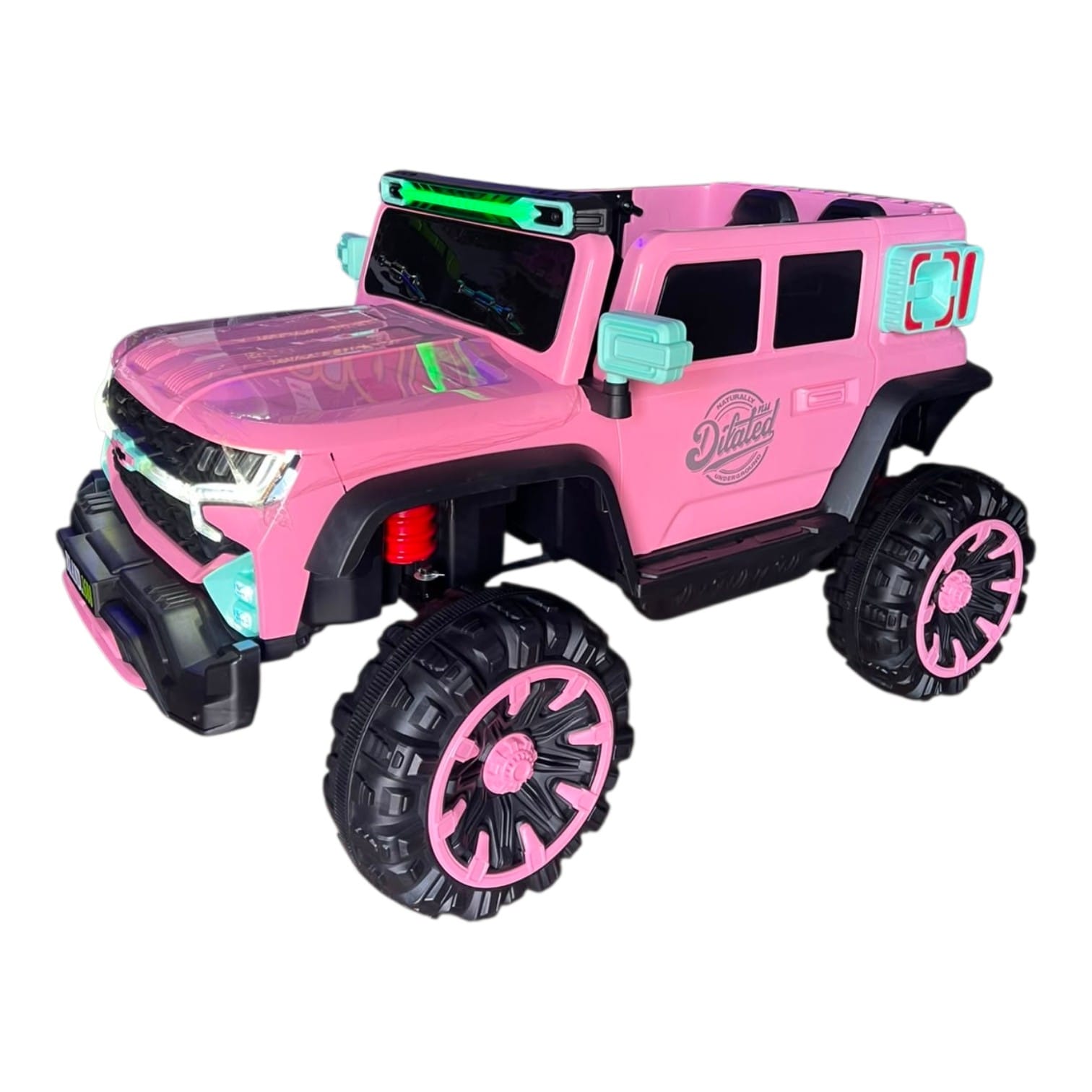 Jeep Chevrolet Eléctrico 12V – Edición Especial Rosada - Imagen 2
