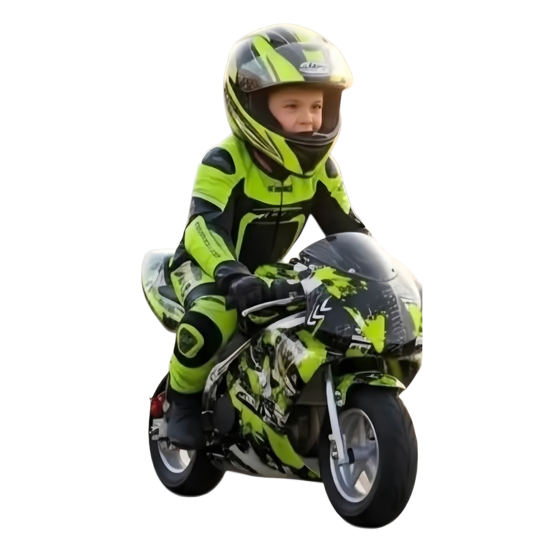 Mini Moto Pocket Bike 50cc Gasolina – Estilo Deportivo Ninja