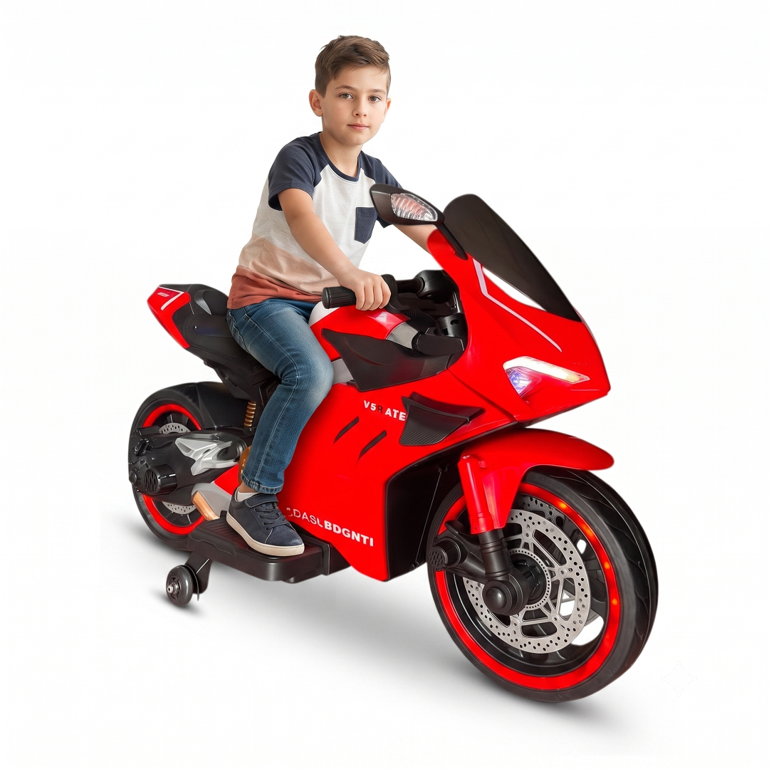 Moto Eléctrica Deportiva "Hermosa Lucky" 12V – Edición Full Lujo - Imagen 5