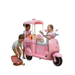 🍨 MOTO ELÉCTRICA ICE CREAM MAGIC (6 VOLT) 🛵✨