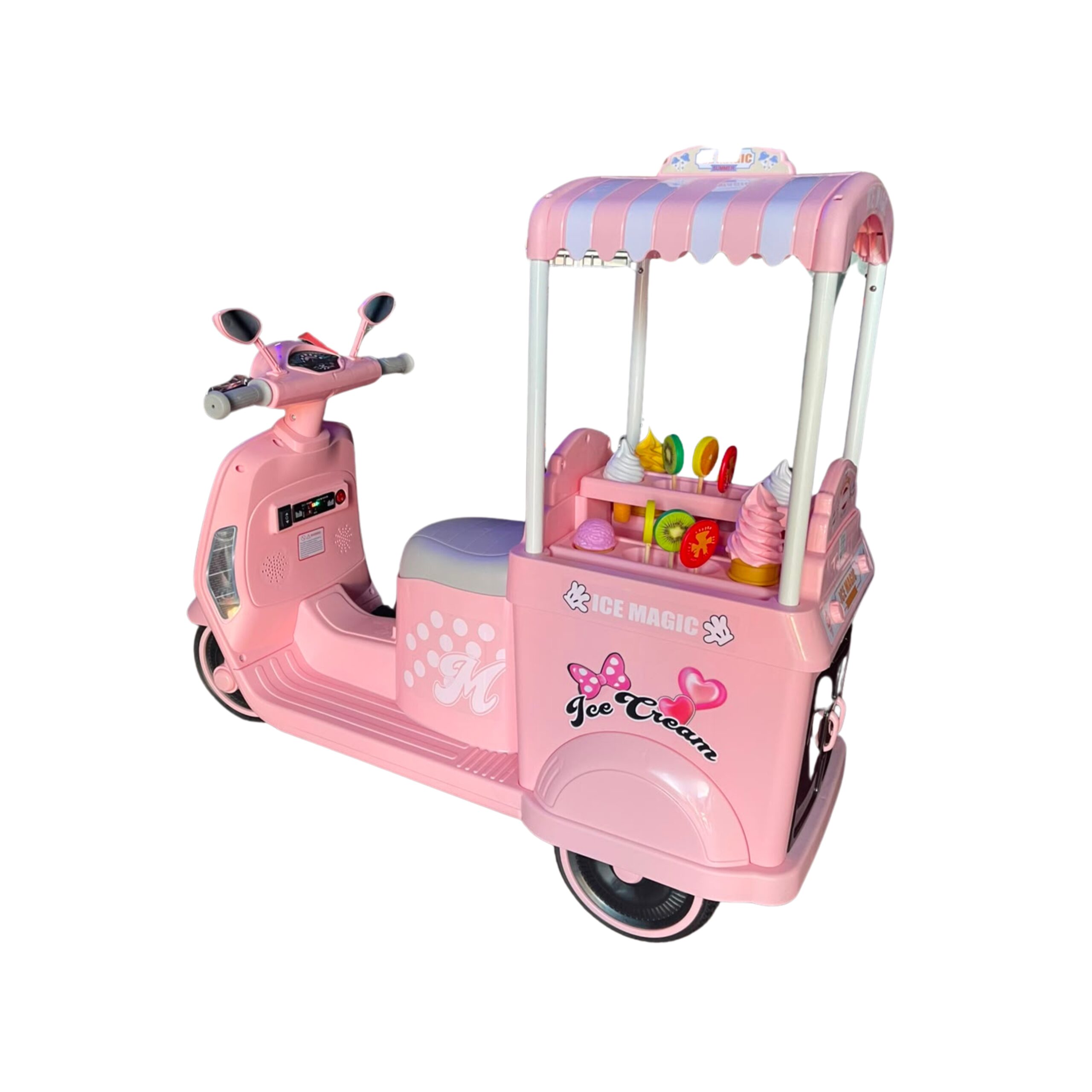 🍨 MOTO ELÉCTRICA ICE CREAM MAGIC (6 VOLT) 🛵✨ - Imagen 5